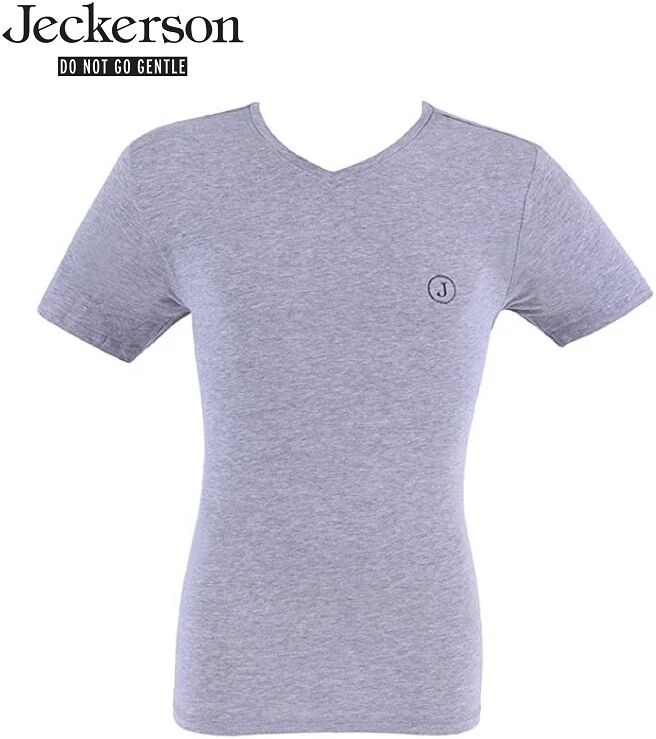 JECKERSON T-Shirt Uomo Art P20p00uts101 6102 Colore Grigio Misura A Scelta GRIGIO XL