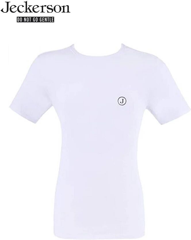 JECKERSON T-Shirt Uomo Art P20p07uts100 0001 Colore Bianco Misura A Scelta BIANCO M