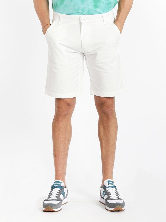 Bear Bermuda chino in cotone Bermuda uomo Bianco taglia 48