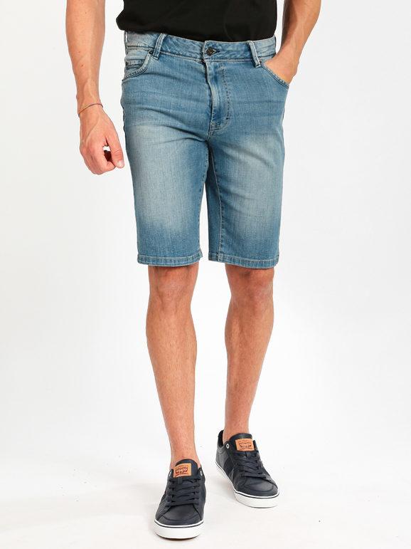Be Board Bermuda di jeans effetto slavato Bermuda uomo Jeans taglia 46
