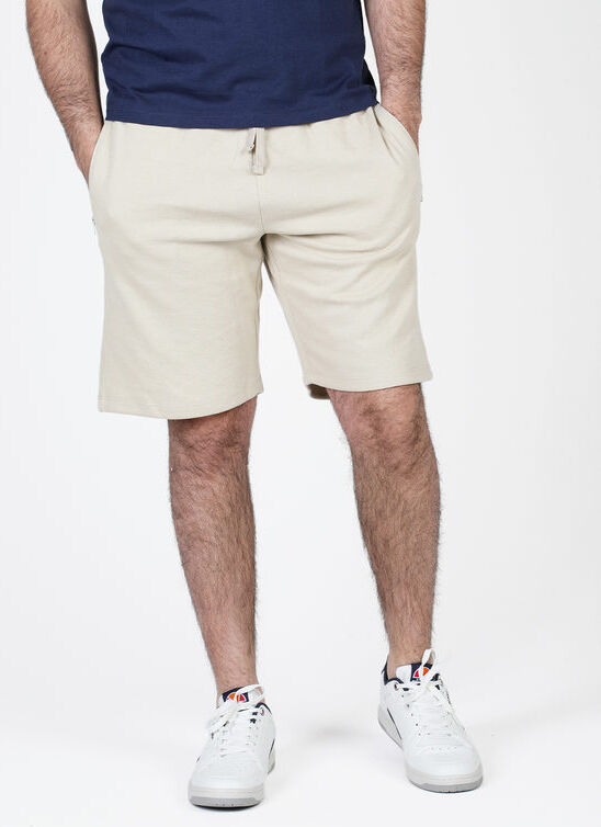 Gian Marco Venturi Bermuda uomo in felpa con coulisse Pantaloni e shorts uomo Beige taglia L