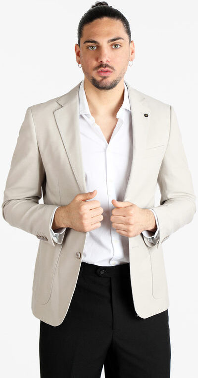 New Marshll Blazer elegante da uomo Blazer uomo Beige taglia 52