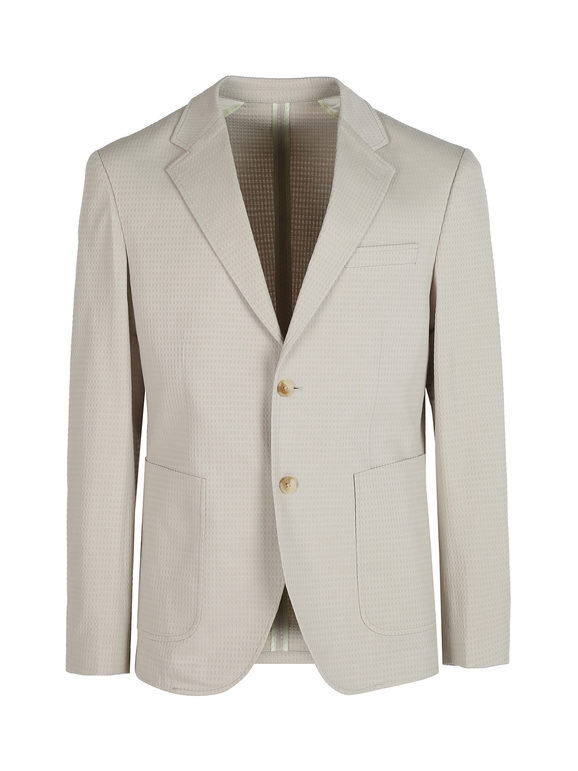 Solada Blazer uomo in cotone con tasche Blazer uomo Beige taglia XL