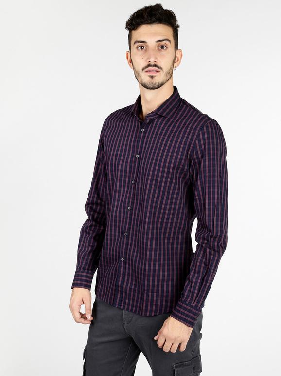 B-Style Camicia in cotone classic fit Camicie Classiche uomo Rosso taglia S