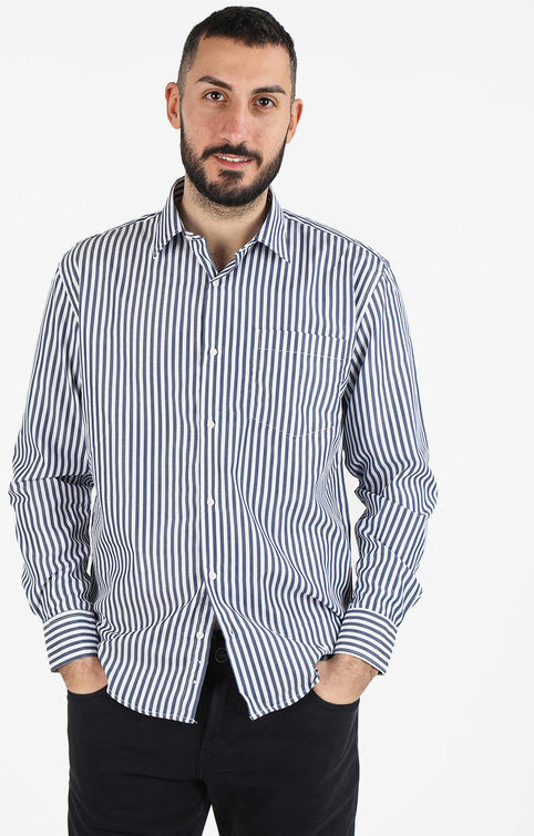 Sky Camicia uomo a righe regular fit Camicie Classiche uomo Blu taglia XL