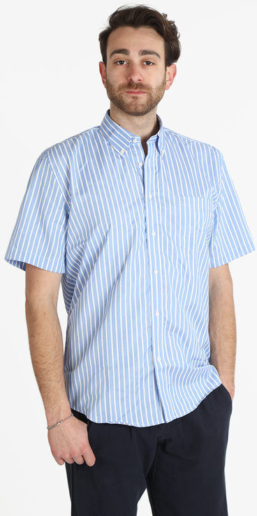 Sky Camicia uomo manica corta Camicie Classiche uomo Blu taglia L