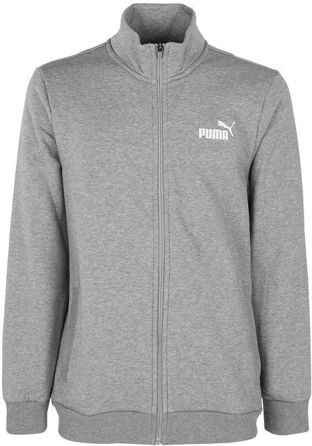 Puma Clean Sweat Suit Felpa da uomo con zip Felpe uomo Grigio taglia XL