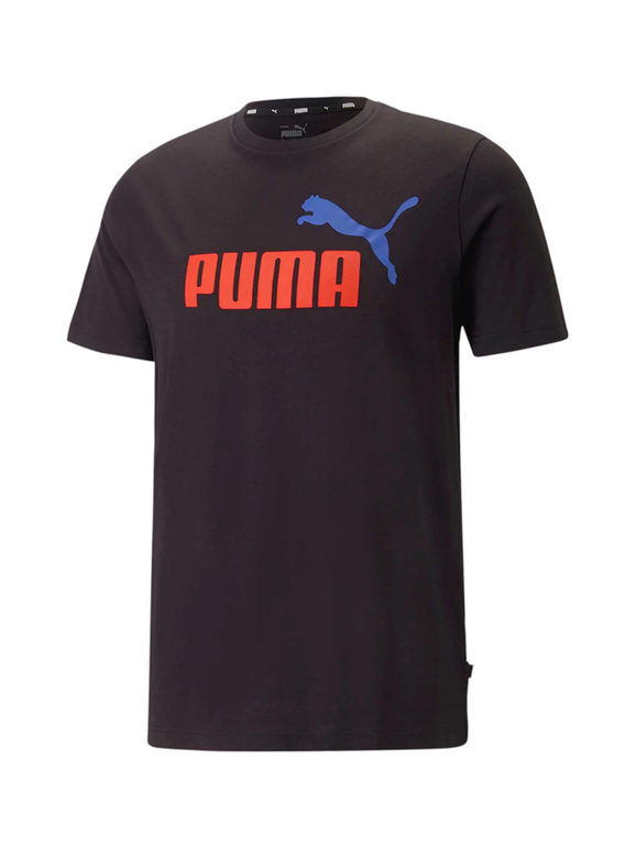 Puma ESS 2 COL LOGO T-shirt uomo manica corta T-Shirt e Top uomo Nero taglia XL