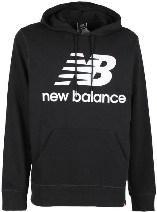 New Balance Felpa uomo con cappuccio e stampa scritta Felpe uomo Nero taglia S