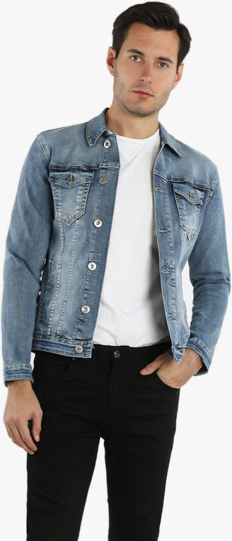 Solada Giacca in jeans da uomo Giacche Jeans uomo Jeans taglia XXL