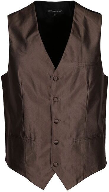 New Marshll Gilet da uomo elegante Smanicato uomo Marrone taglia 48