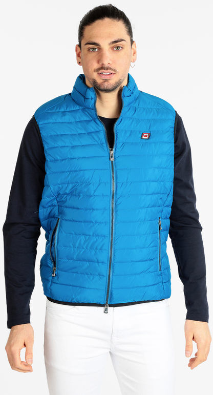 Baci & Abbracci Gilet imbottito uomo Smanicato uomo Blu taglia S