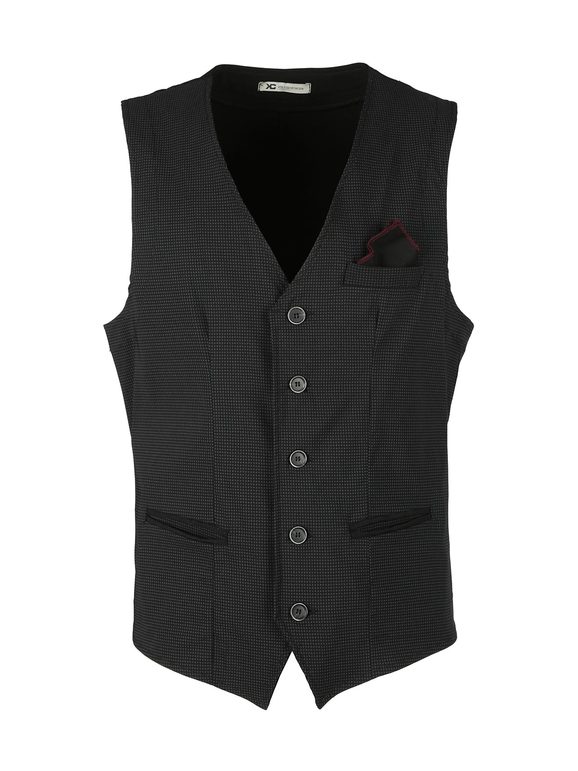 X-Cape Gilet uomo elegante Smanicato uomo Nero taglia L