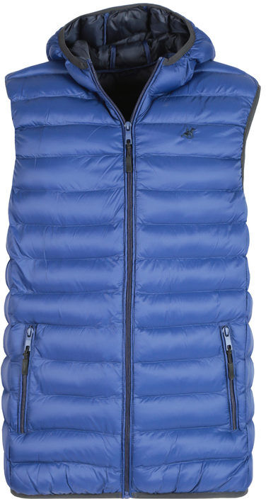 U.S. Grand Polo Gilet uomo imbottito con cappuccio Smanicato uomo Blu taglia XXL