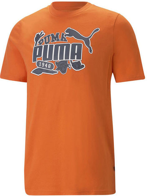 Puma GRAPHICS ICON T-shirt uomo con stampa T-Shirt e Top uomo Arancione taglia XXL