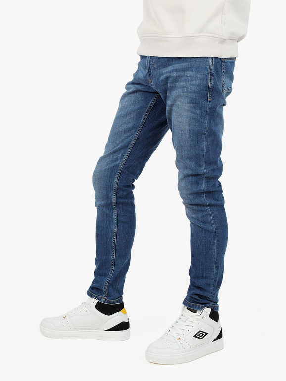 Johnny Looper Jeans da uomo slim fit a vita bassa Jeans Slim fit uomo Jeans taglia 50