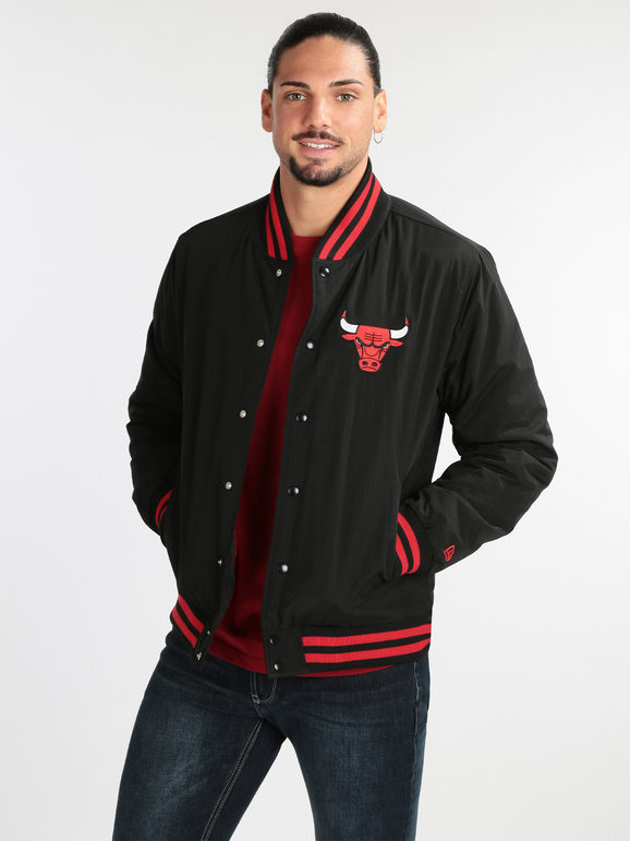 New Era NBA Chicago Bulls Giacca bomber uomo Giacconi e Giubbotti uomo Nero taglia XL