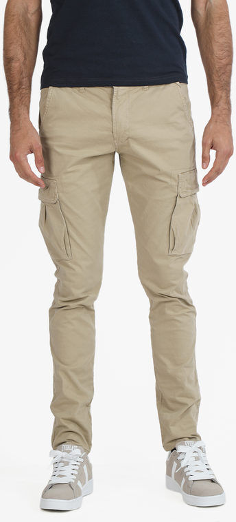 j.sette Pantaloni cargo da uomo in cotone taglie grandi Pantaloni Casual uomo Beige taglia 50