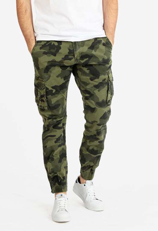 Chromosome Pantaloni cargo uomo mimetici Pantaloni Casual uomo Verde taglia 50