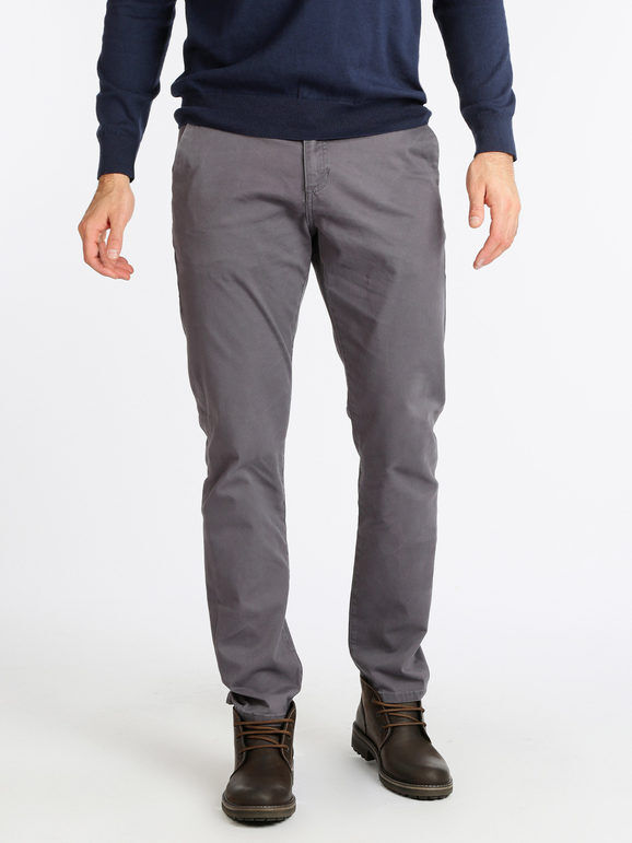 U.S. Grand Polo Pantaloni casual da uomo Pantaloni Casual uomo Grigio taglia 50