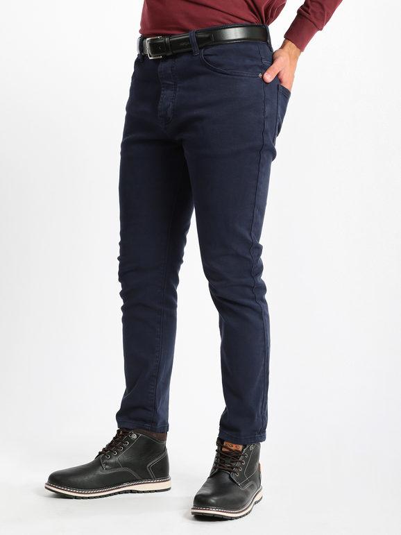 Enos Pantaloni chino Pantaloni Casual uomo Blu taglia 44