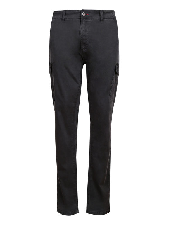 Frankie Malone Pantaloni con tasconi uomo Pantaloni Casual uomo Grigio taglia 56