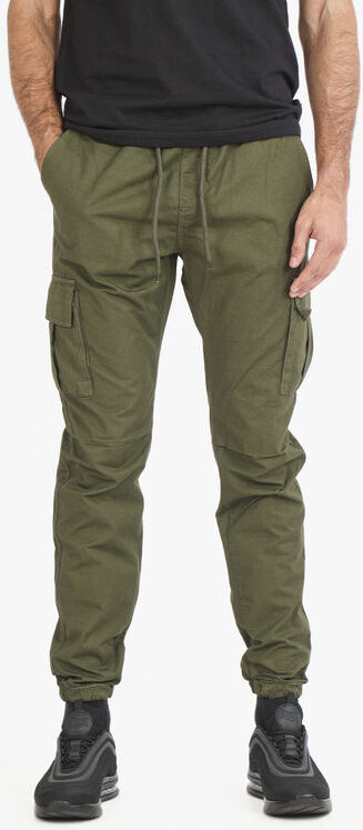 Johnny Looper Pantaloni da uomo con tasconi e coulisse Pantaloni Casual uomo Verde taglia 56