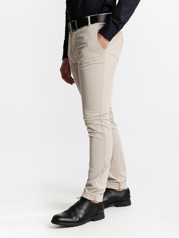 X-Cape Pantaloni elasticizzati di cotone Pantaloni Casual uomo Beige taglia 50
