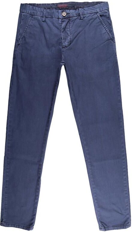 Y. Two Jeans Pantaloni Modello Quattro Tasche Pantaloni Casual uomo Blu taglia 44