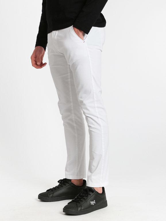 Guy Pantaloni super slim Pantaloni Casual uomo Bianco taglia 50