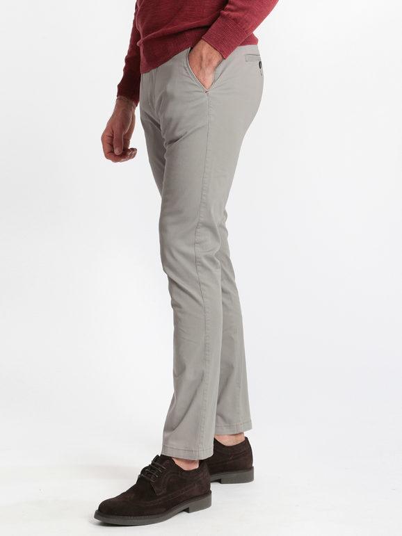 Guy Pantaloni super slim Pantaloni Casual uomo Grigio taglia 46