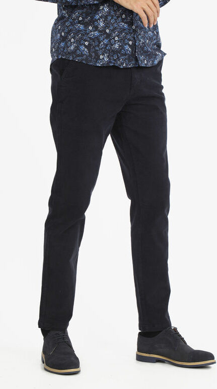 zeta Pantaloni uomo in cotone taglie forti Pantaloni Casual uomo Blu taglia 54