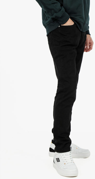 Johnny Looper Pantaloni uomo slim fit modello jeans Pantaloni Casual uomo Nero taglia 56