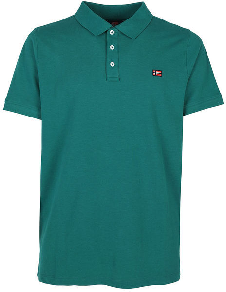 Norway Polo da uomo a maniche corte in cotone Polo Manica Corta uomo Verde taglia XXL