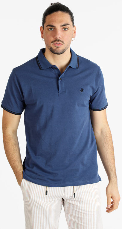 U.S. Grand Polo Polo da uomo manica corta in cotone Polo Manica Corta uomo Jeans taglia XXL