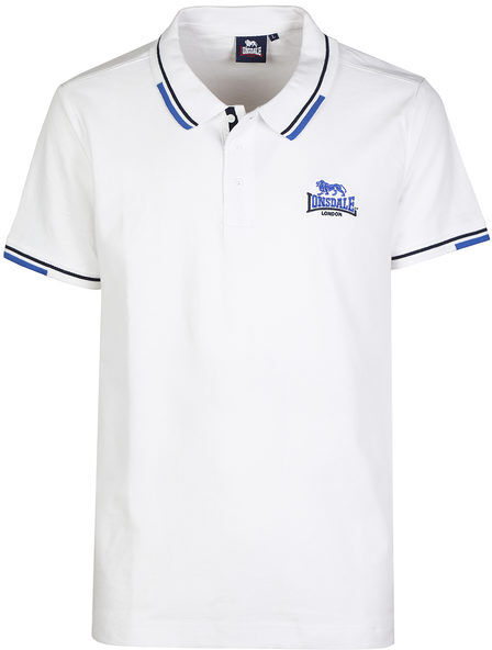 Lonsdale Polo in cotone manica corta da uomo Polo Manica Corta uomo Bianco taglia XXL