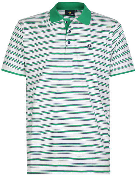 Navy Sail Polo manica corta a righe da uomo Polo Manica Corta uomo Verde taglia L