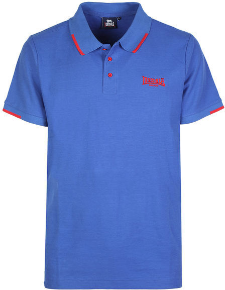 Lonsdale Polo manica corta in cotone da uomo Polo Manica Corta uomo Blu taglia XL