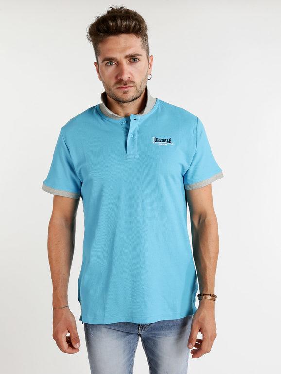 Lonsdale polo uomo a maniche corte Polo Manica Corta uomo Blu taglia L