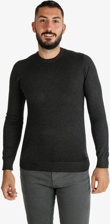 Baci & Abbracci Pullover girocollo da uomo Pullover uomo Grigio taglia L