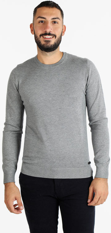 Baci & Abbracci Pullover girocollo da uomo Pullover uomo Grigio taglia S