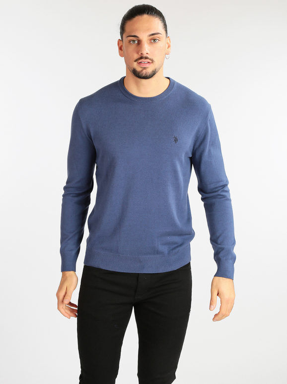 U.S. polo assn. Pullover uomo in misto cotone e cashmere Pullover uomo Jeans taglia 3XL