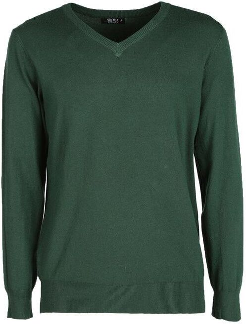 Solada Pullover uomo scollo a V Pullover uomo Verde taglia S