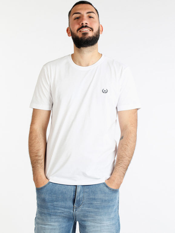 Be Board T-shirt basic uomo manica corta T-Shirt Manica Corta uomo Bianco taglia 3XL