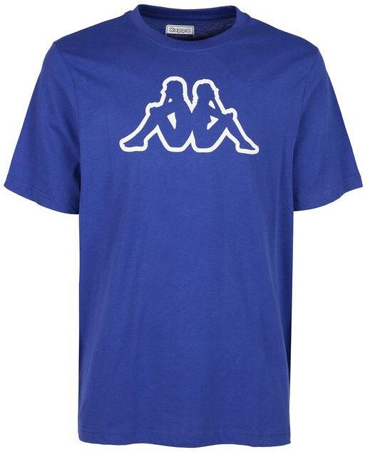 Kappa T-shirt girocollo con stampa disegno T-Shirt Manica Corta uomo Blu taglia XL