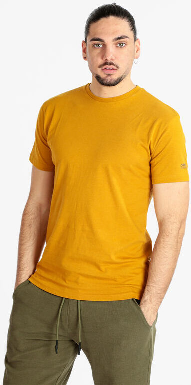 Coveri T-shirt girocollo uomo manica corta T-Shirt Manica Corta uomo Giallo taglia XXL