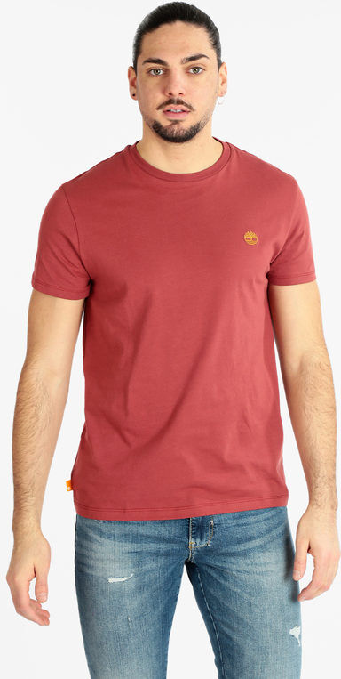 Timberland T-shirt manica corta da uomo con logo T-Shirt Manica Corta uomo Rosso taglia XXL