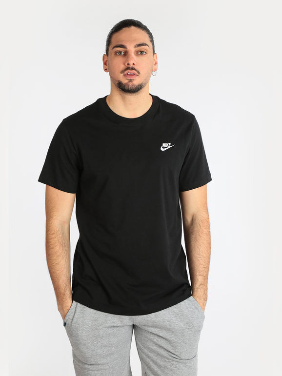 Nike T-shirt manica corta uomo con logo T-Shirt Manica Corta uomo Nero taglia XL