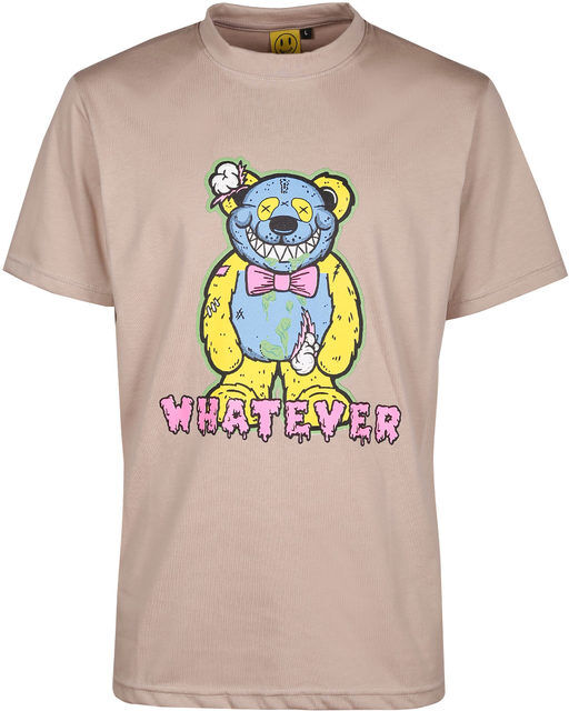 Whatever T-shirt manica corta uomo con stampa T-Shirt Manica Corta uomo Beige taglia L