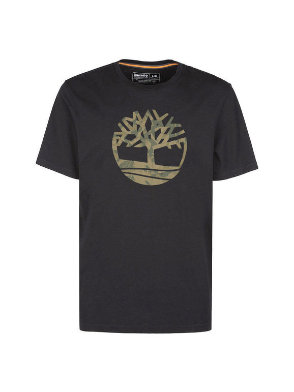 Timberland T-shirt manica corta uomo in cotone biologico T-Shirt Manica Corta uomo Nero taglia XL